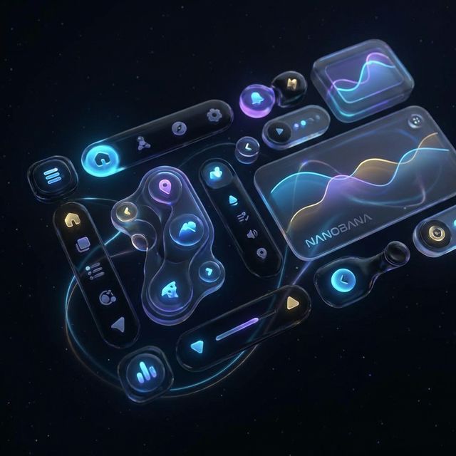 Nanobana tech background